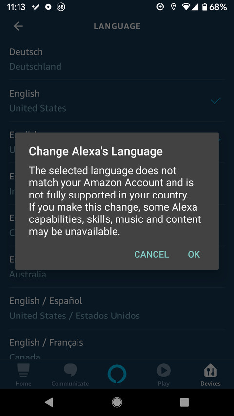 Alexa And Spotify App Support Unavailable